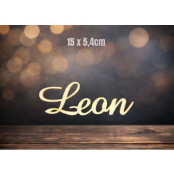 Leon 5cm czcionka Amaze, sklejka 3mm